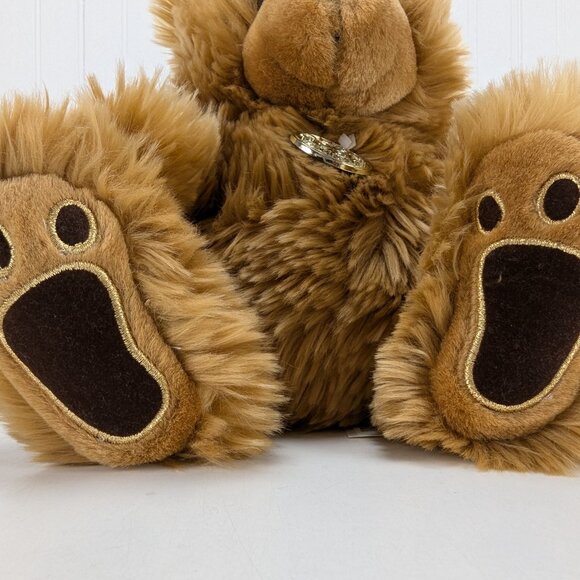 Collectors Choice Golden Brown Teddy Bear Plush Stuffed Animal 10" TB Toy New - Picture 3 of 12